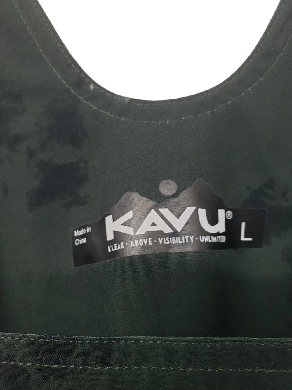 Kavu Go Big Overalls Beryl Tie Dye Mens L Large